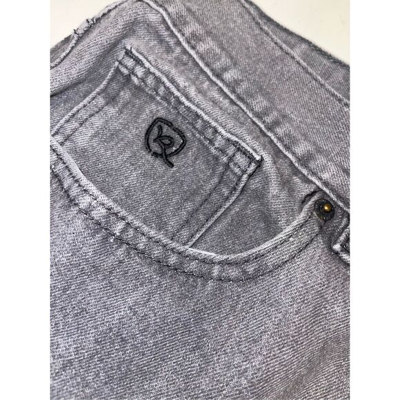 Rocawear Jeans Mens 34x30 Gray Classic Fit Loose Flap Pockets Dark Wash Tag 36 - Picture 6 of 10